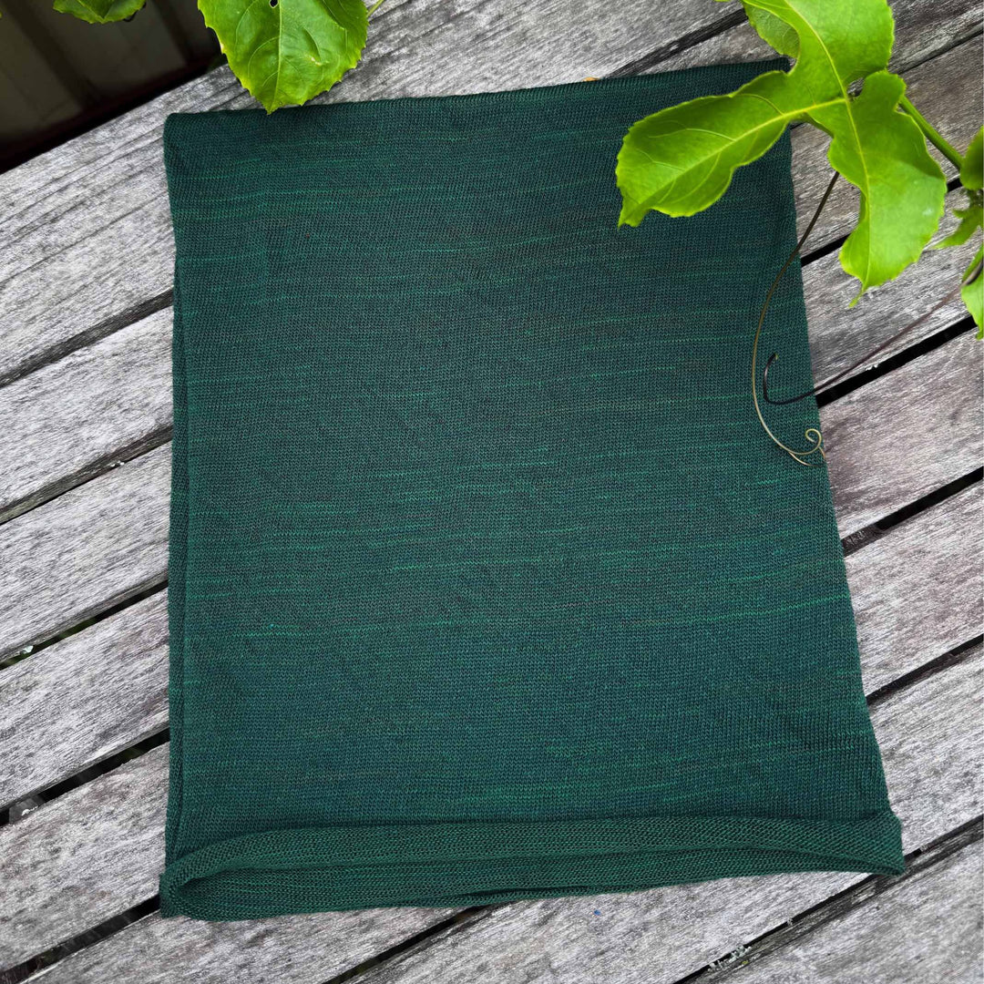 Forest Green Merino Beanie Wrap - Ships from Wales UK