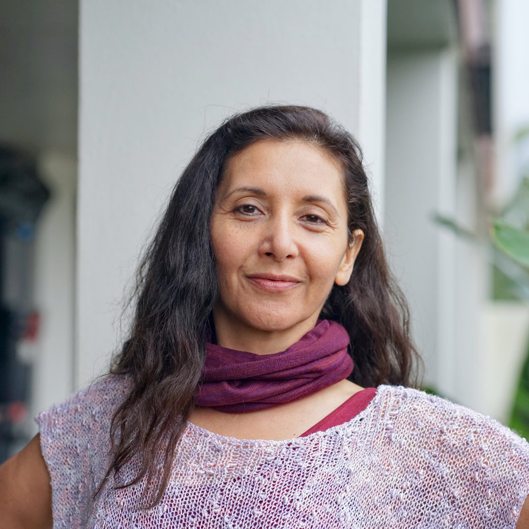 Rustic Plum Merino Beanie Wrap - Ships from Wales UK