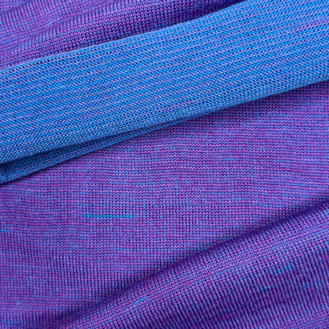 Amethyst & Blue Reversible  Merino Beanie Wrap - Shipped from Wales UK